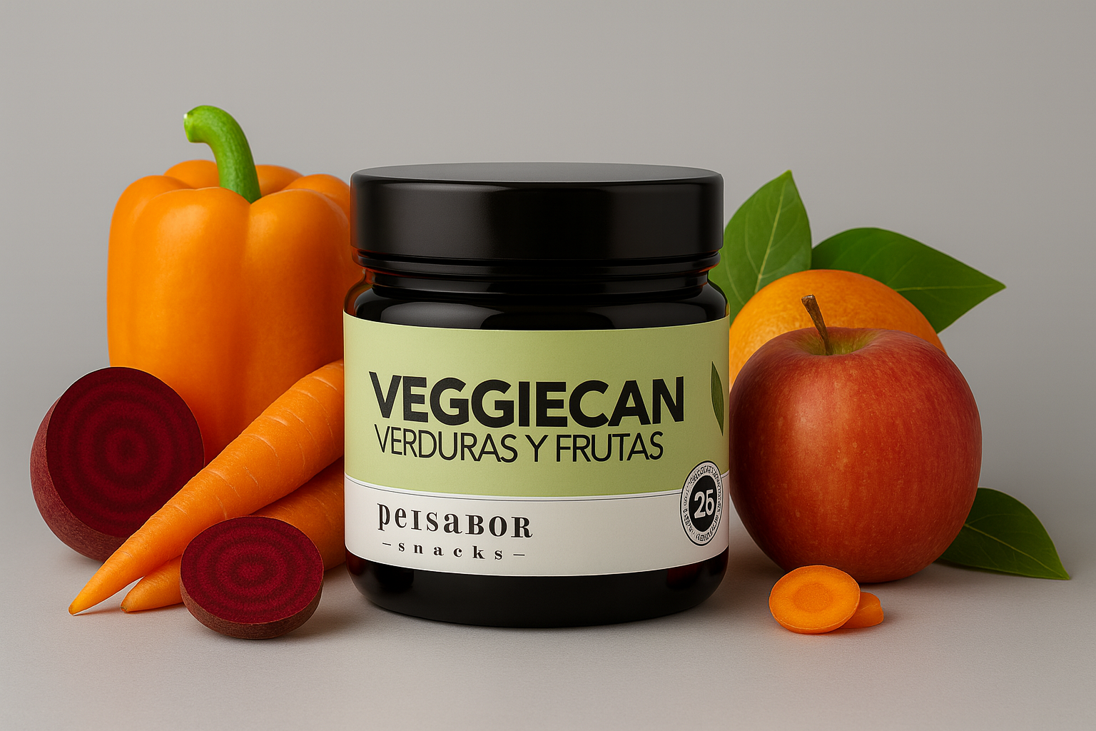 VEGGIECAN – EL SNACK VEGETAL NATURAL Y SABROSO