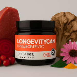 LONGEVITYCAN – VITALIDAD Y BIENESTAR PARA PERROS MAYORES (CON CARNE)