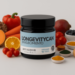 LONGEVITYCAN – BIENESTAR Y VITALIDAD PARA PERROS SENIOR (VEGANO)